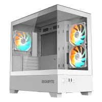 Gigabyte C201PI Panoramic ICE Mid Tower ATX With ARGB Desktop Casing White
